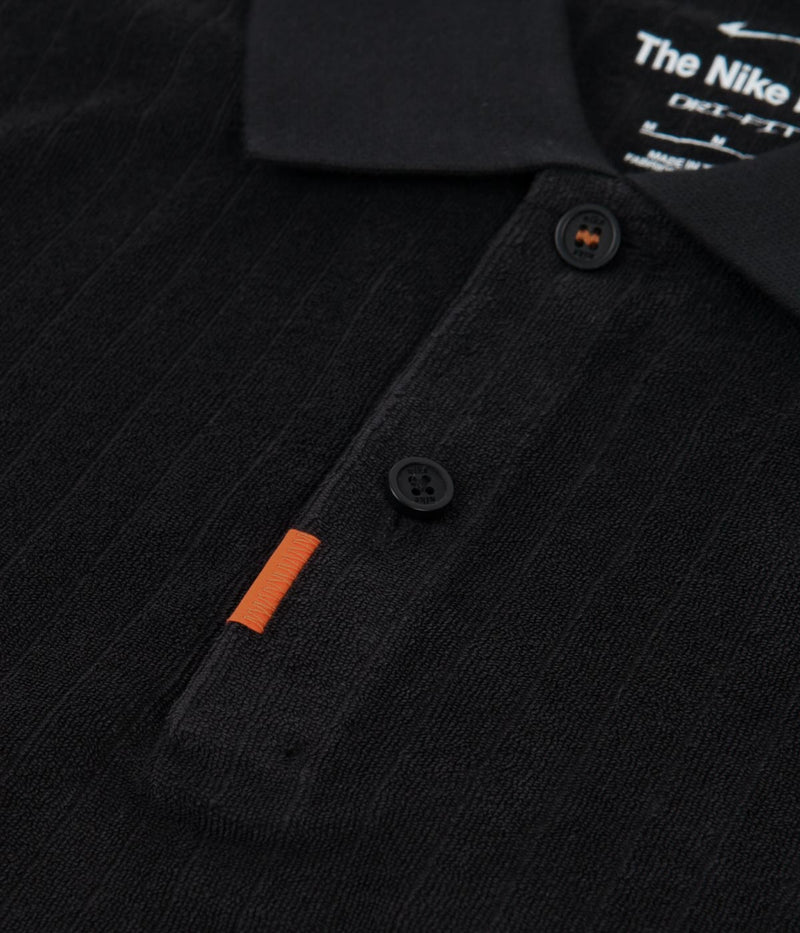 Nike SB Orange Label Polo Shirt in Black and Black
