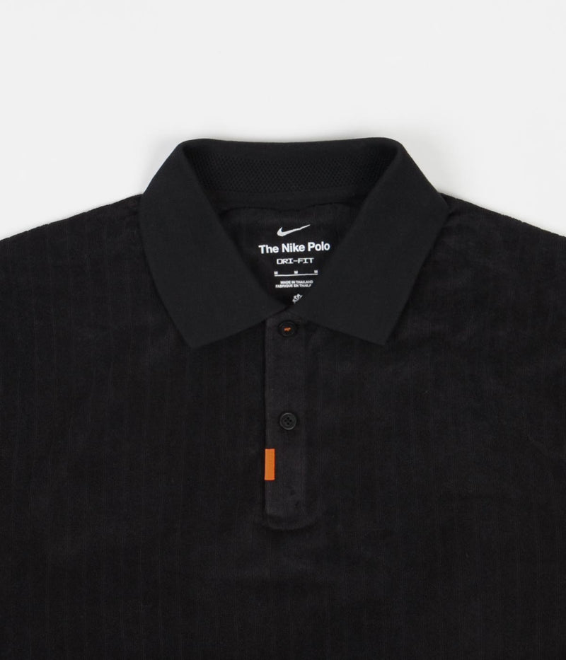 Nike SB Orange Label Polo Shirt in Black and Black