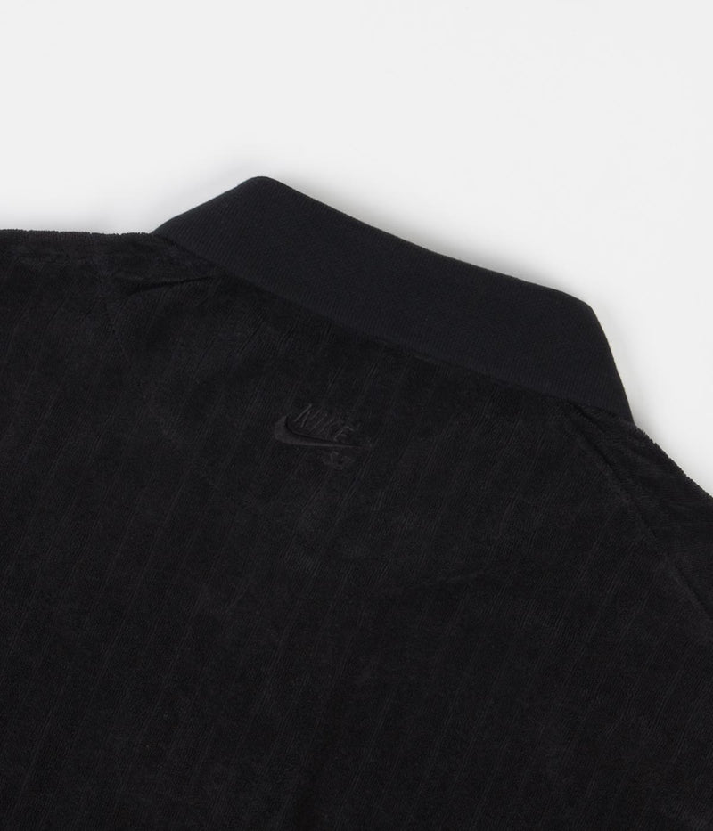 Nike SB Orange Label Polo Shirt in Black and Black