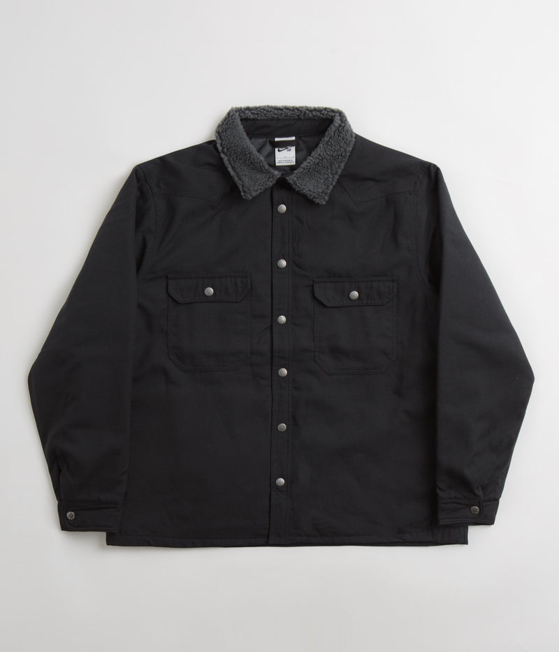 Nike SB Padded Flannel Jacket in Black and Anthracite