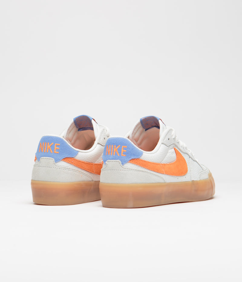 Nike SB Pogo Plus Premium Shoes in Summit White and Bright Mandarin