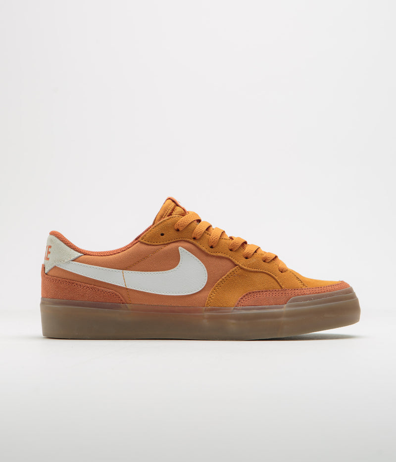 Nike SB Pogo Plus Shoes in Monarch and Summit White and Burnt Sunrise