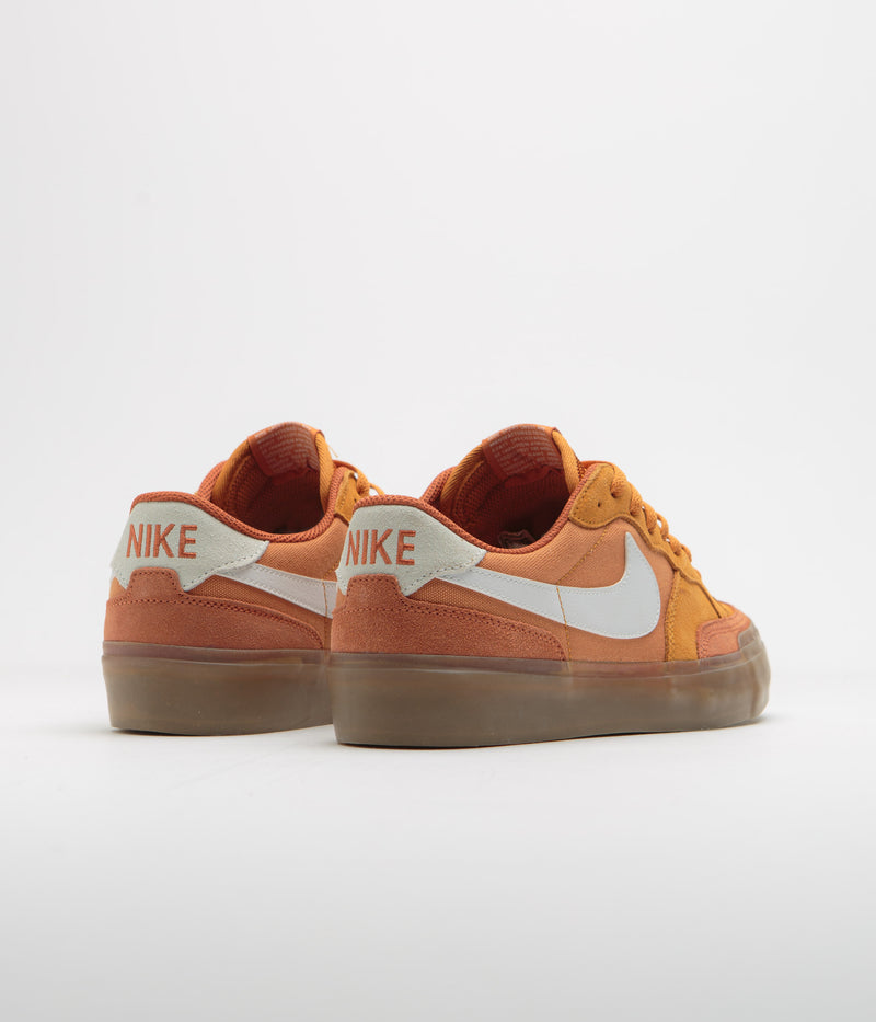 Nike SB Pogo Plus Shoes in Monarch and Summit White and Burnt Sunrise