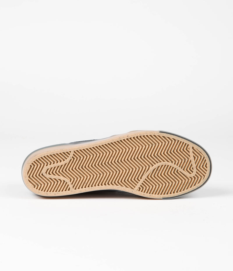 Nike SB Pogo Premium Shoes in Black and Black and Hyper Royal - Gum Light Brown