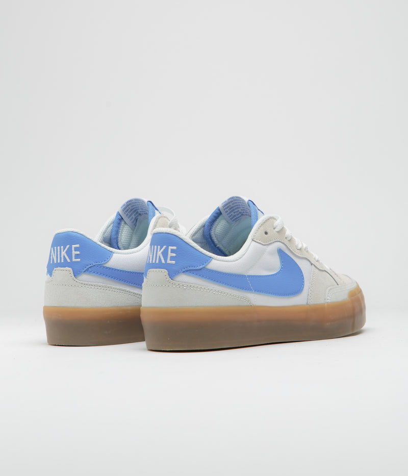 Nike SB Pogo Shoes in Summit White and University Blue and White