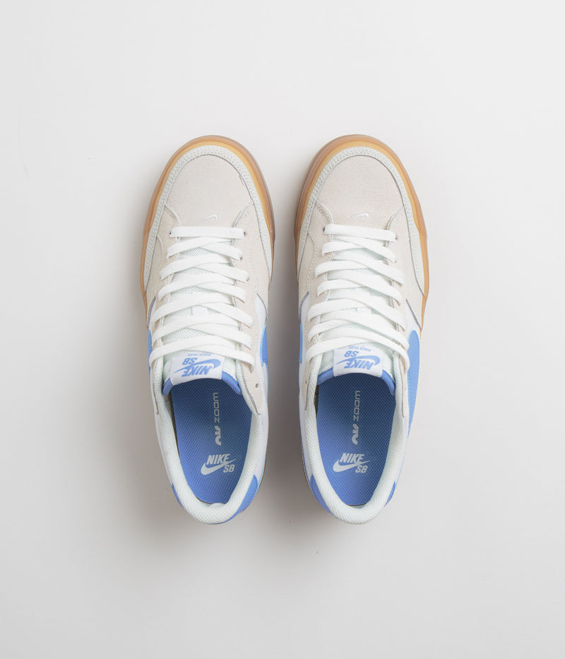 Nike SB Pogo Shoes in Summit White and University Blue and White