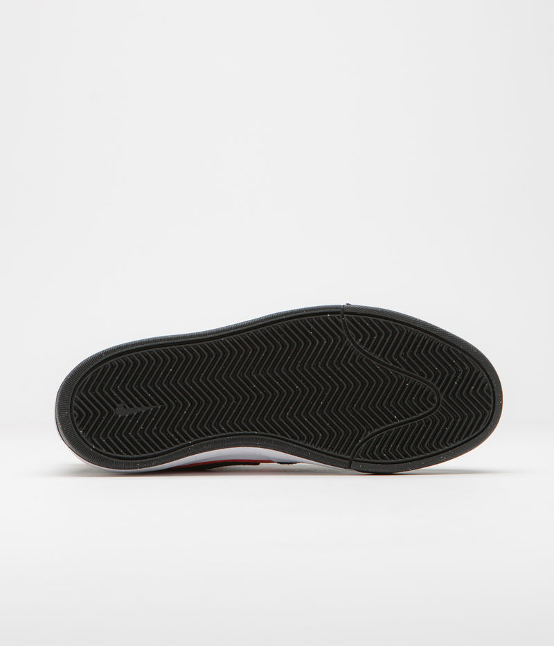 Nike SB React Leo Shoes in Black and Black and Orange - Electro Orange