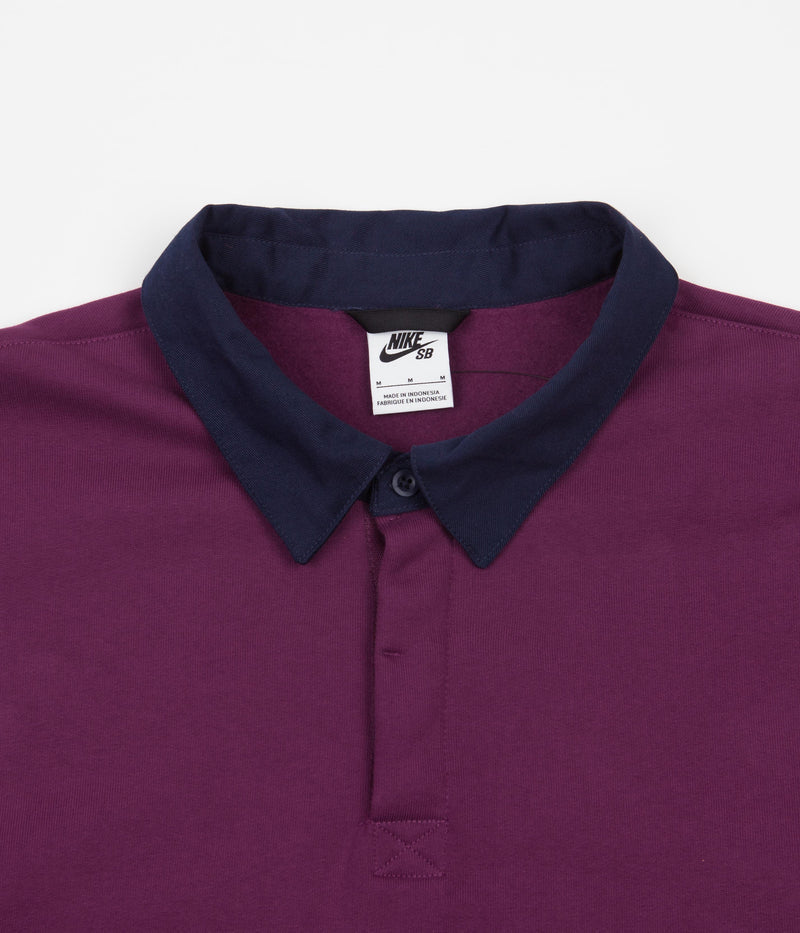 Nike SB Rugby Pullover Jacket in Sangria and Obsidian / Obsidian / Black