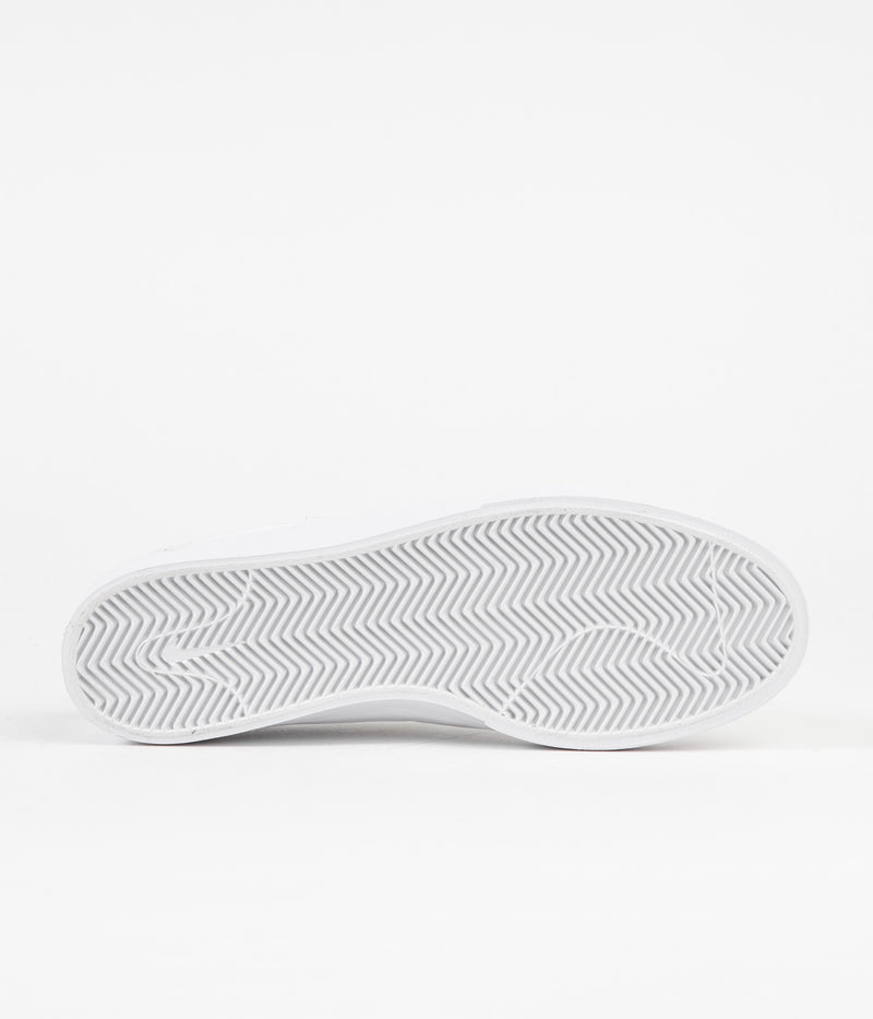 Nike SB Shane Premium Shoes in White and Metallic Gold and White - White