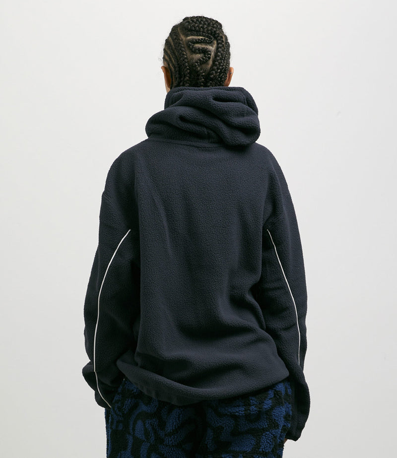 Nike SB Sherpa Fleece Hoodie in Black and Sail / Sail