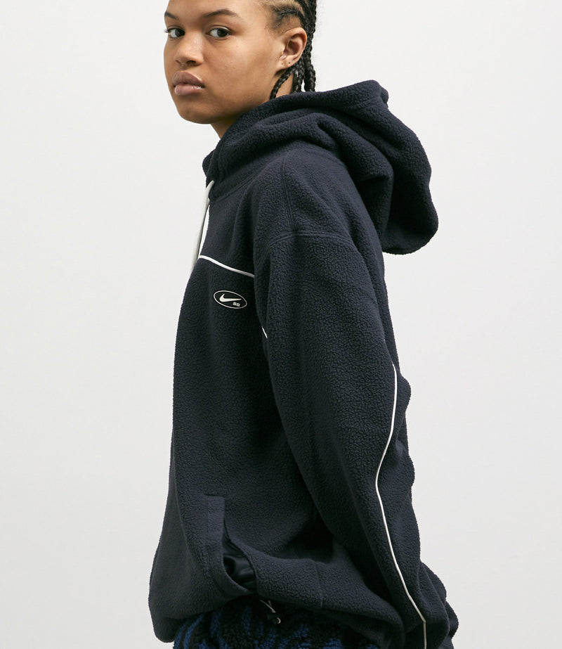 Nike SB Sherpa Fleece Hoodie in Black and Sail / Sail