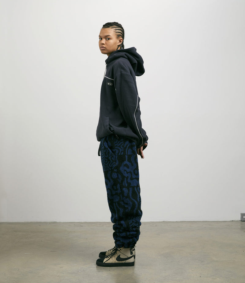 Nike SB Sherpa Fleece Hoodie in Black and Sail / Sail