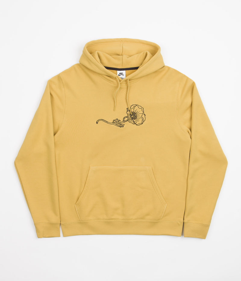 Nike SB Skate Hoodie in Sanded Gold and Black