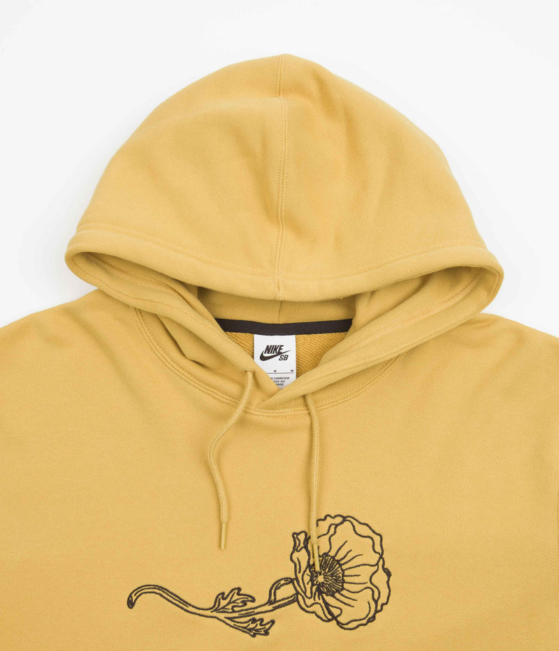 Nike SB Skate Hoodie in Sanded Gold and Black