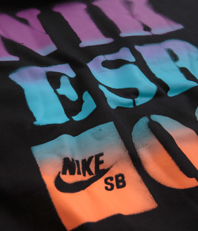 Nike SB Stencil Hoodie in Black