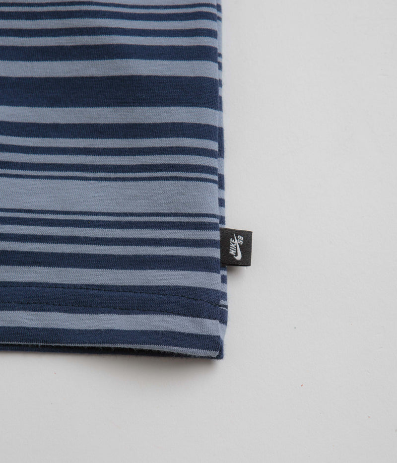 Nike SB Striped T-Shirt in Ashen Slate