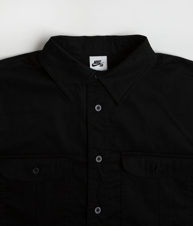 Nike SB Tanglin Short Sleeve Shirt in Black
