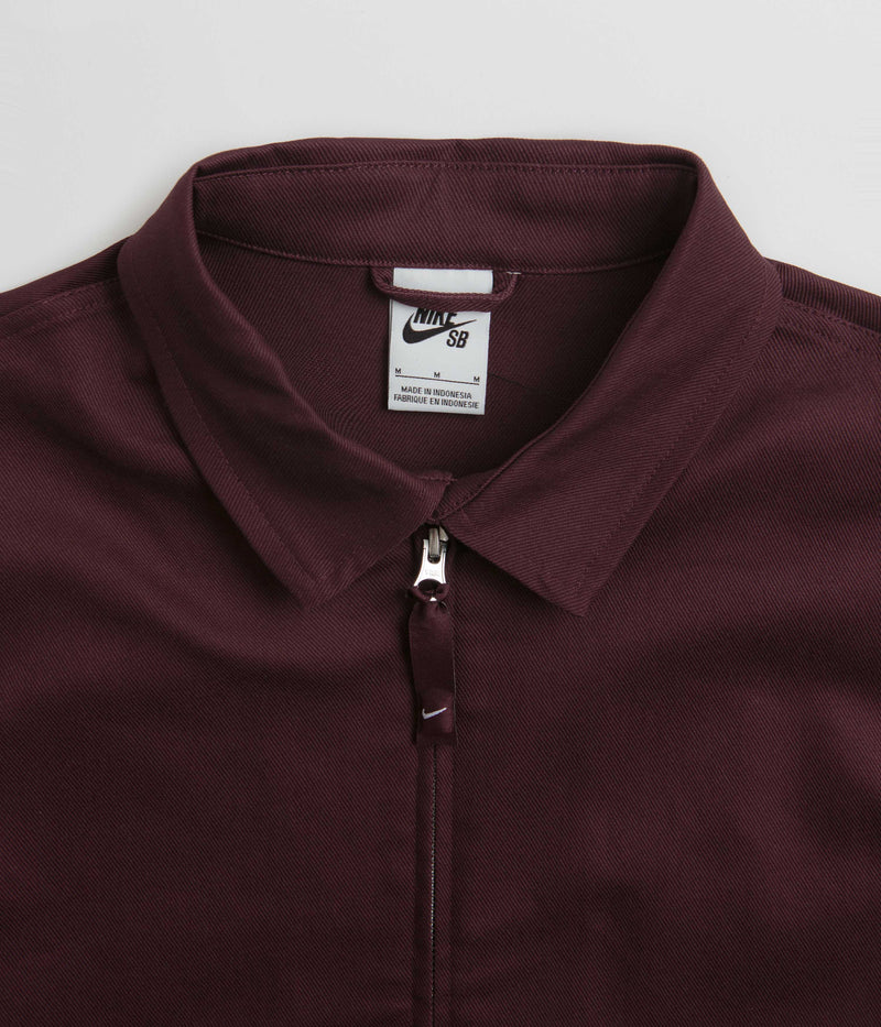 Nike SB Twill Premium Jacket in Burgundy Crush