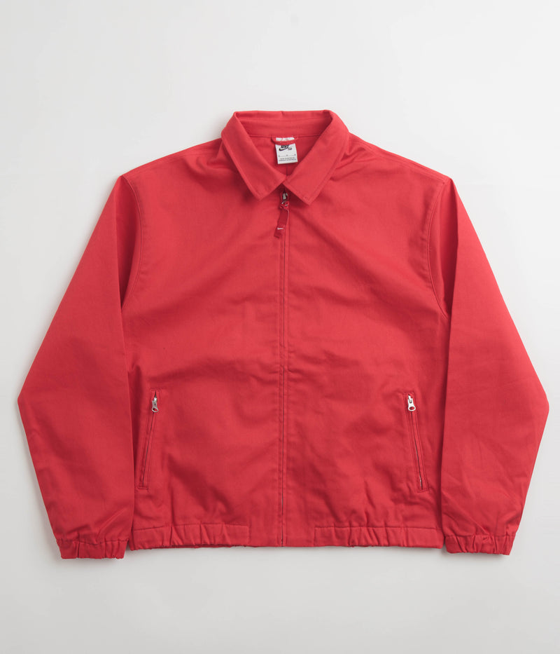 Nike SB Twill Premium Jacket in University Red