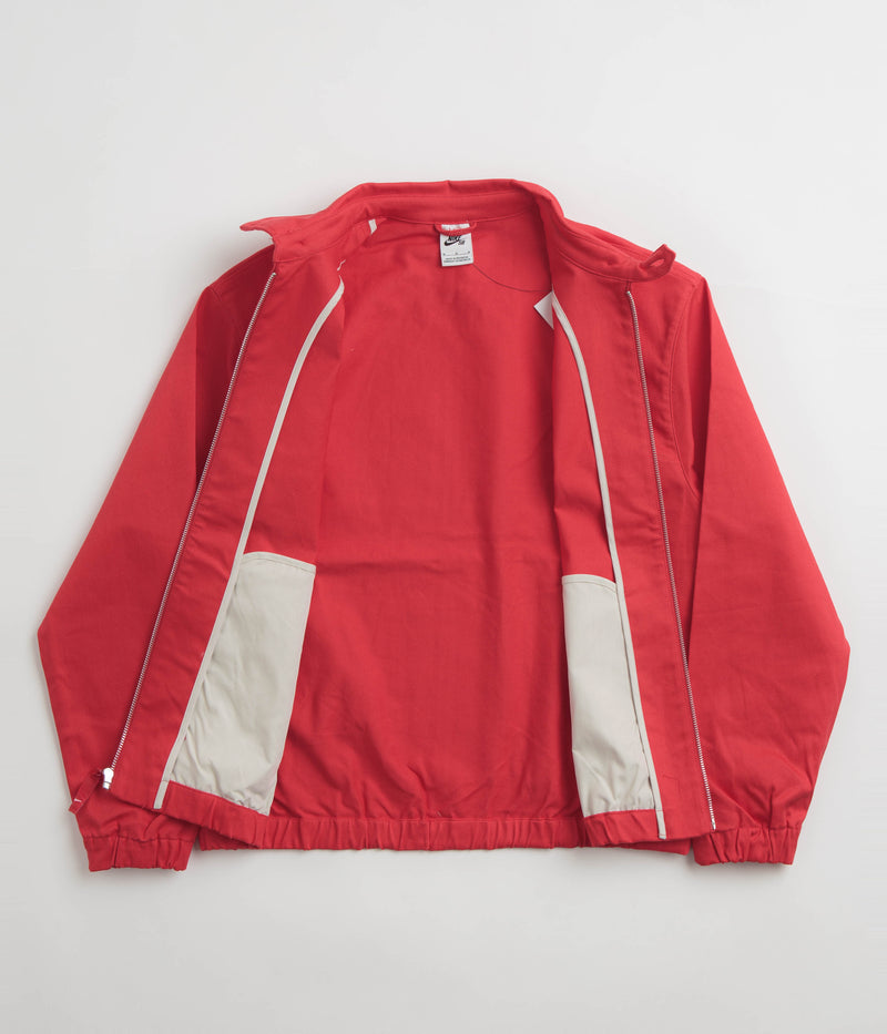 Nike SB Twill Premium Jacket in University Red
