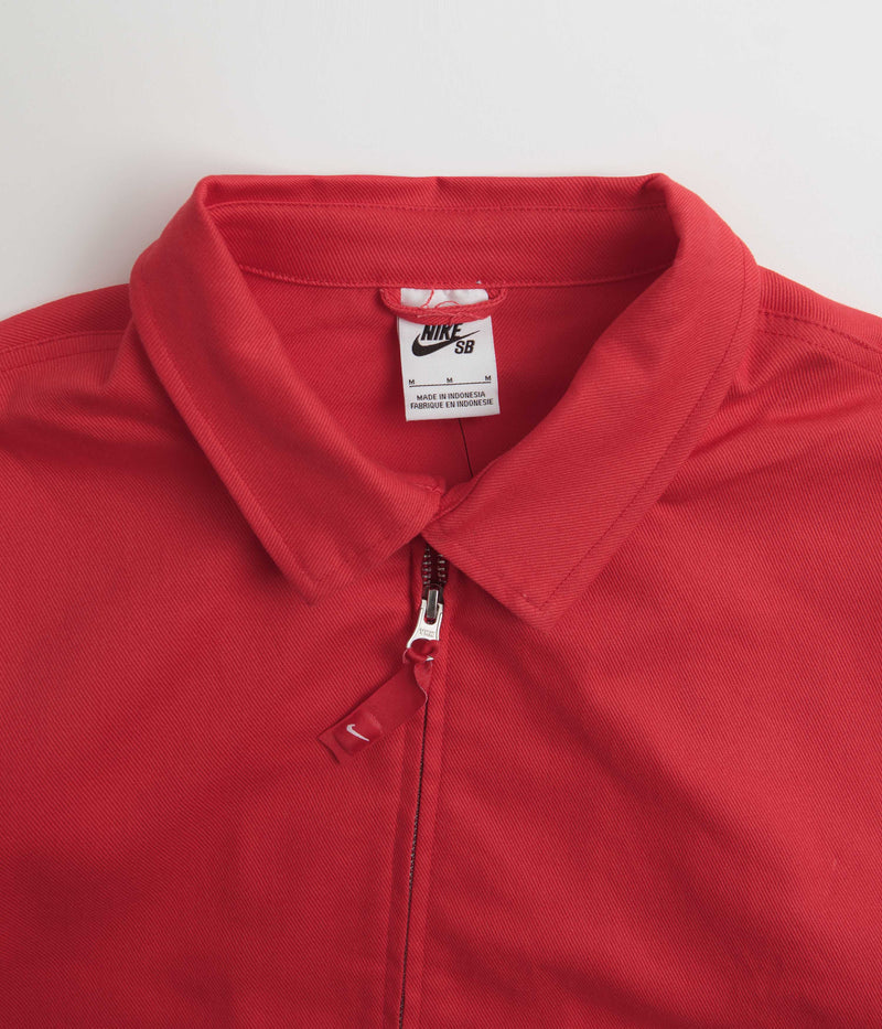 Nike SB Twill Premium Jacket in University Red