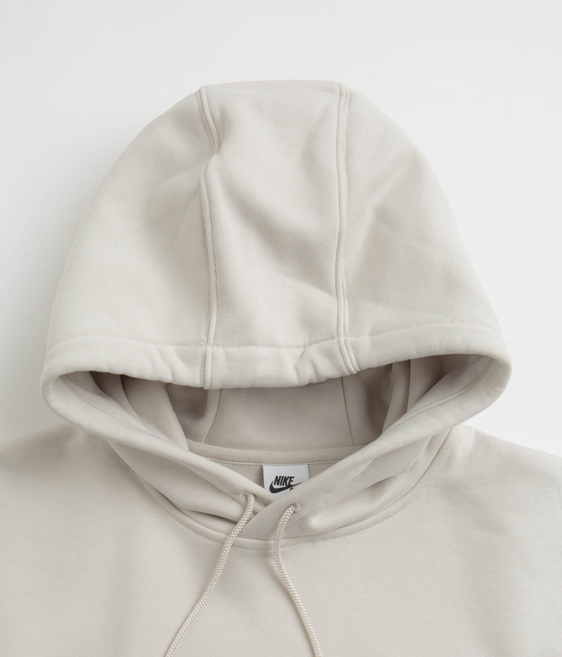 Nike SB Veikos Hoodie in Light Bone and Midnight Navy