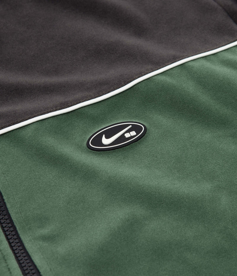 Nike SB Velour Jacket in Noble Green and Black / Black / Noble Green