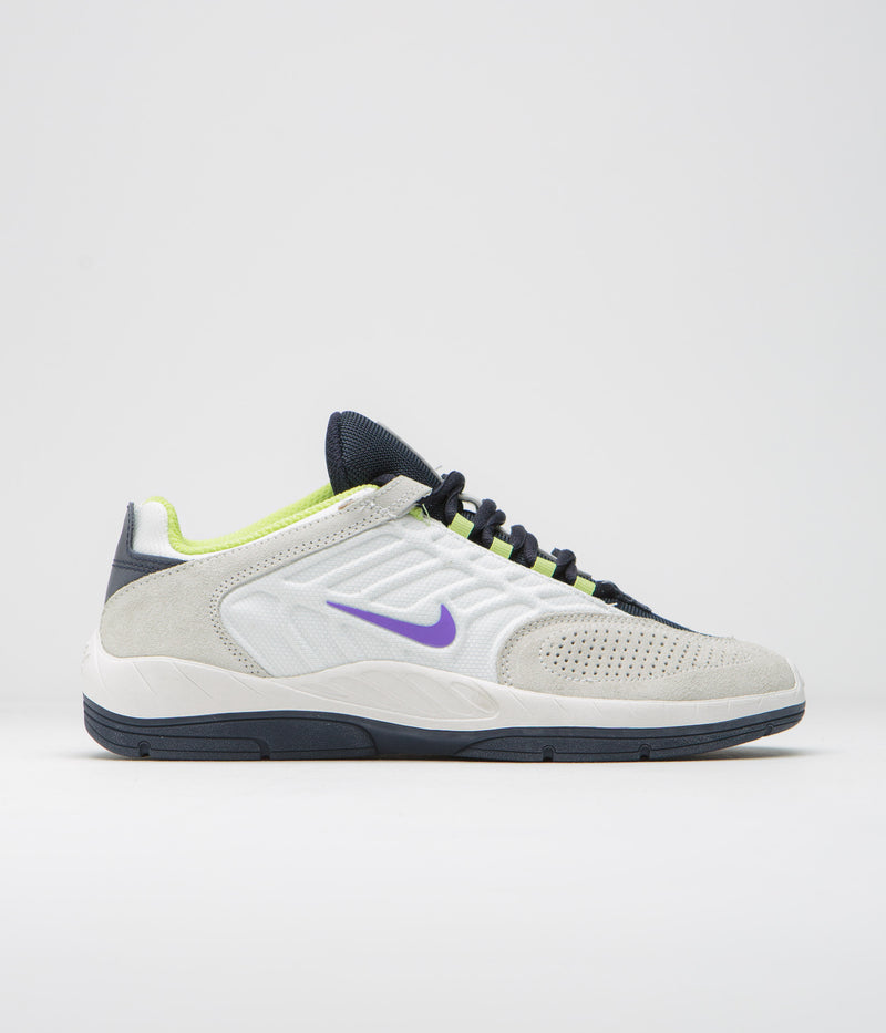 Nike SB Vertebrae Shoes in Summit White and Persian Violet