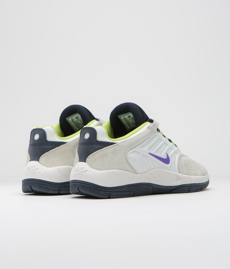 Nike SB Vertebrae Shoes in Summit White and Persian Violet