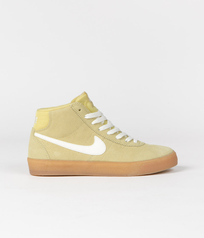 Nike SB Womens Bruin High Shoes in Lemon Wash and Sail and Lemon Wash