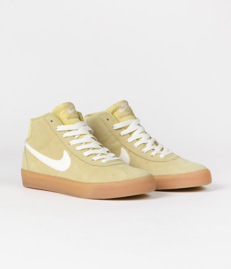 Nike SB Womens Bruin High Shoes in Lemon Wash and Sail and Lemon Wash