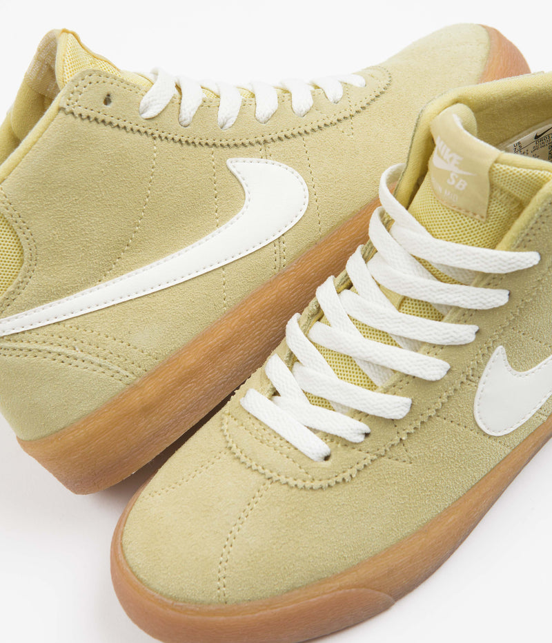 Nike SB Womens Bruin High Shoes in Lemon Wash and Sail and Lemon Wash