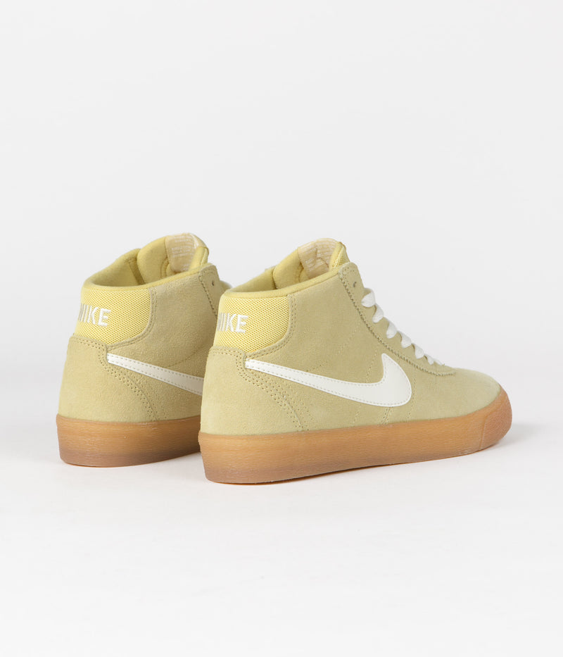 Nike SB Womens Bruin High Shoes in Lemon Wash and Sail and Lemon Wash