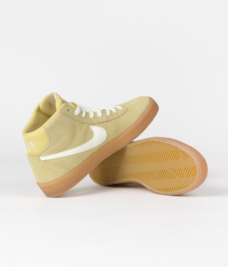 Nike SB Womens Bruin High Shoes in Lemon Wash and Sail and Lemon Wash