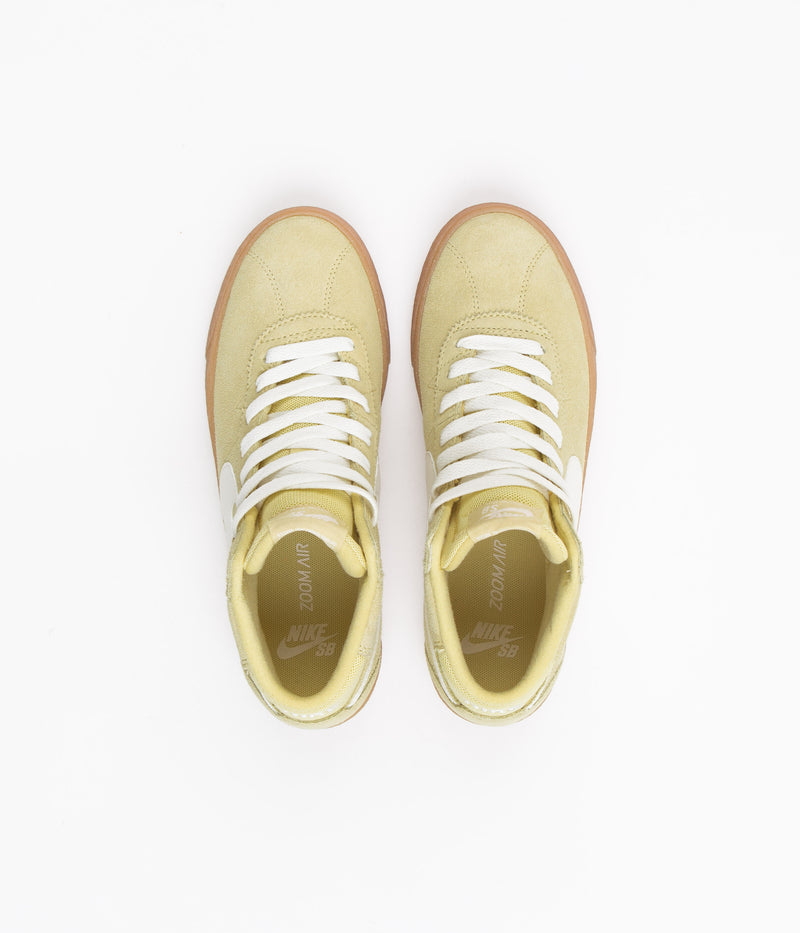 Nike SB Womens Bruin High Shoes in Lemon Wash and Sail and Lemon Wash