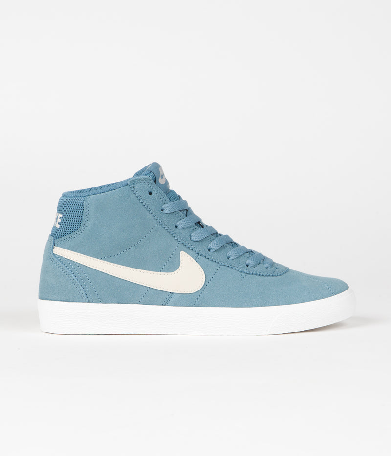 Nike SB Womens Bruin High Shoes in Noise Aqua and Light Orewood Brown and Noise Aqua