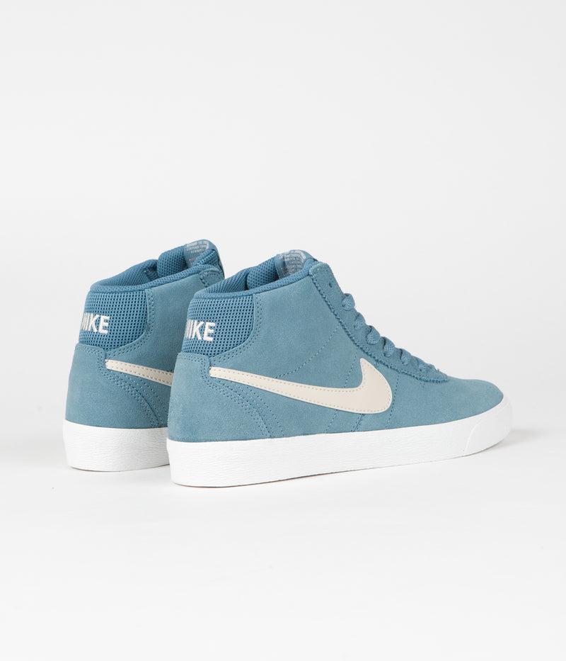 Nike SB Womens Bruin High Shoes in Noise Aqua and Light Orewood Brown and Noise Aqua