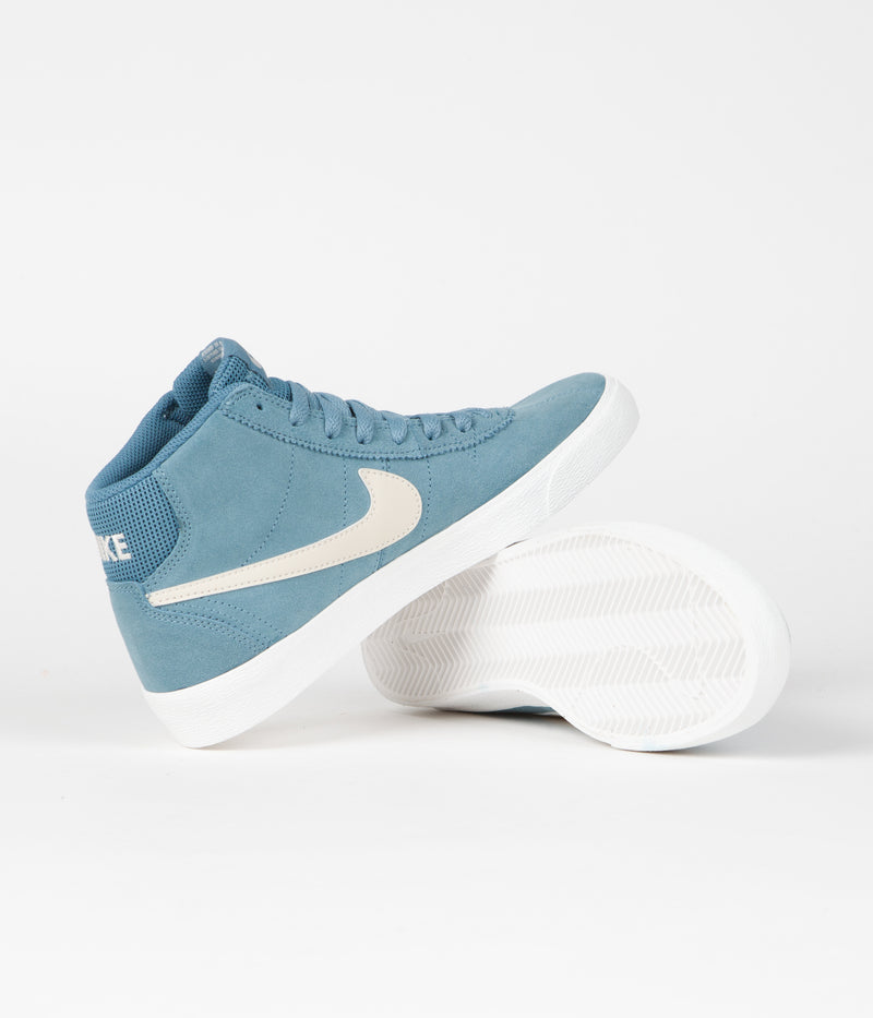 Nike SB Womens Bruin High Shoes in Noise Aqua and Light Orewood Brown and Noise Aqua