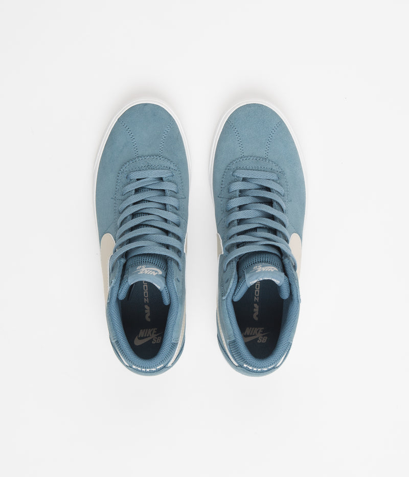 Nike SB Womens Bruin High Shoes in Noise Aqua and Light Orewood Brown and Noise Aqua