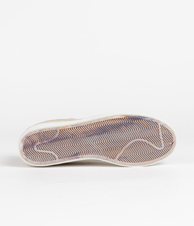 Nike SB x Doyenne Blazer Low Shoes in Coconut Milk and Rattan and Limestone - Rattan