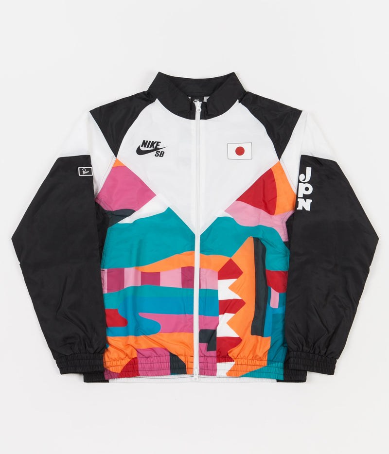 Nike SB x Parra 'Japan Federation Kit' Tracksuit in Black and White / White