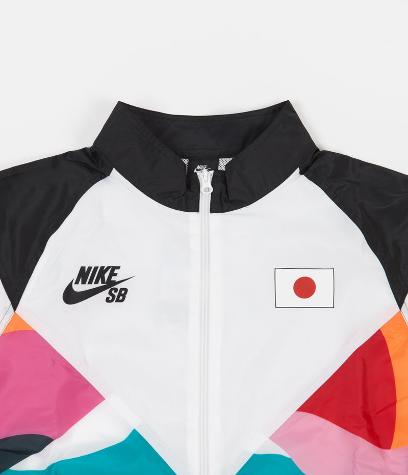 Nike SB x Parra 'Japan Federation Kit' Tracksuit in Black and White / White
