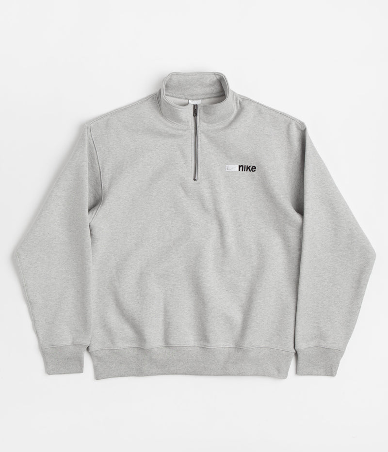 Nike SB Y2K 1/2 Zip Sweatshirt in Grey Heather