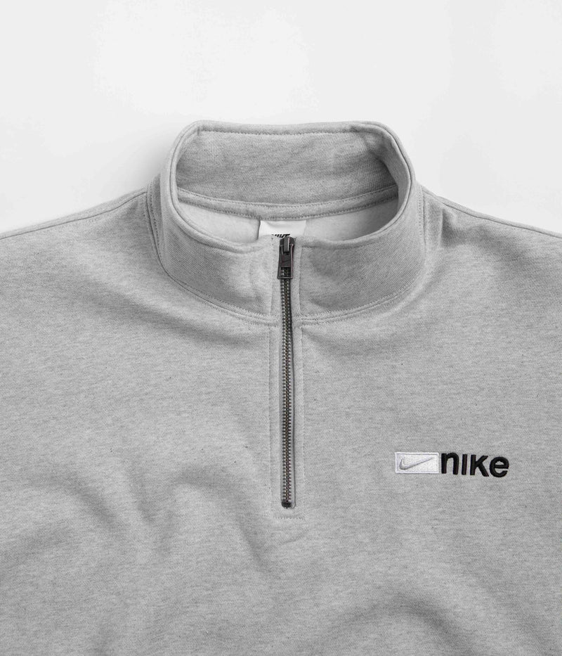 Nike SB Y2K 1/2 Zip Sweatshirt in Grey Heather