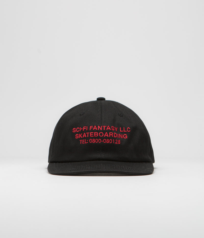 Sci-Fi Fantasy Business Post Cap in Black