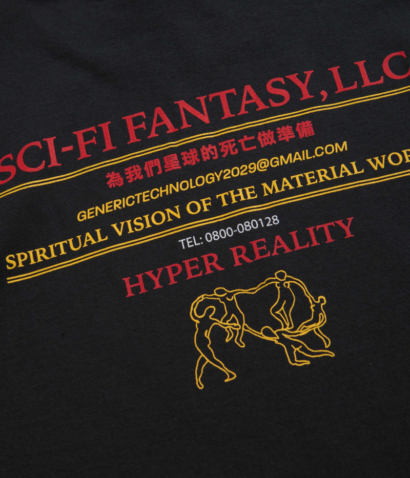 Sci-Fi Fantasy Dance T-Shirt in Black