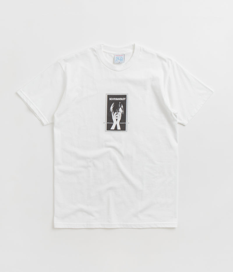 Sci-Fi Fantasy Desire Path T-Shirt in White