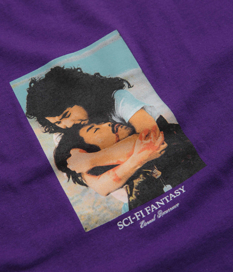 Sci-Fi Fantasy Eternal Recurrence T-Shirt in Sport Purple