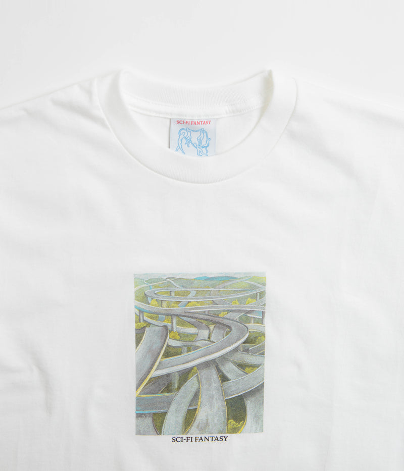 Sci-Fi Fantasy Freeway T-Shirt in White