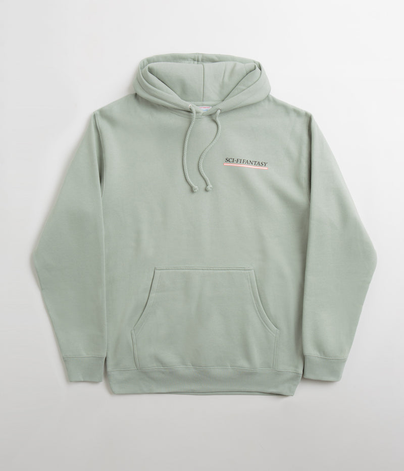 Sci-Fi Fantasy Industrial Hoodie in Sage